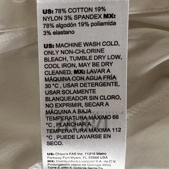 WHBM White Button Down Poplin Shirt Size: 2 - Business Casual Quiet Luxury - Picture 10 of 10